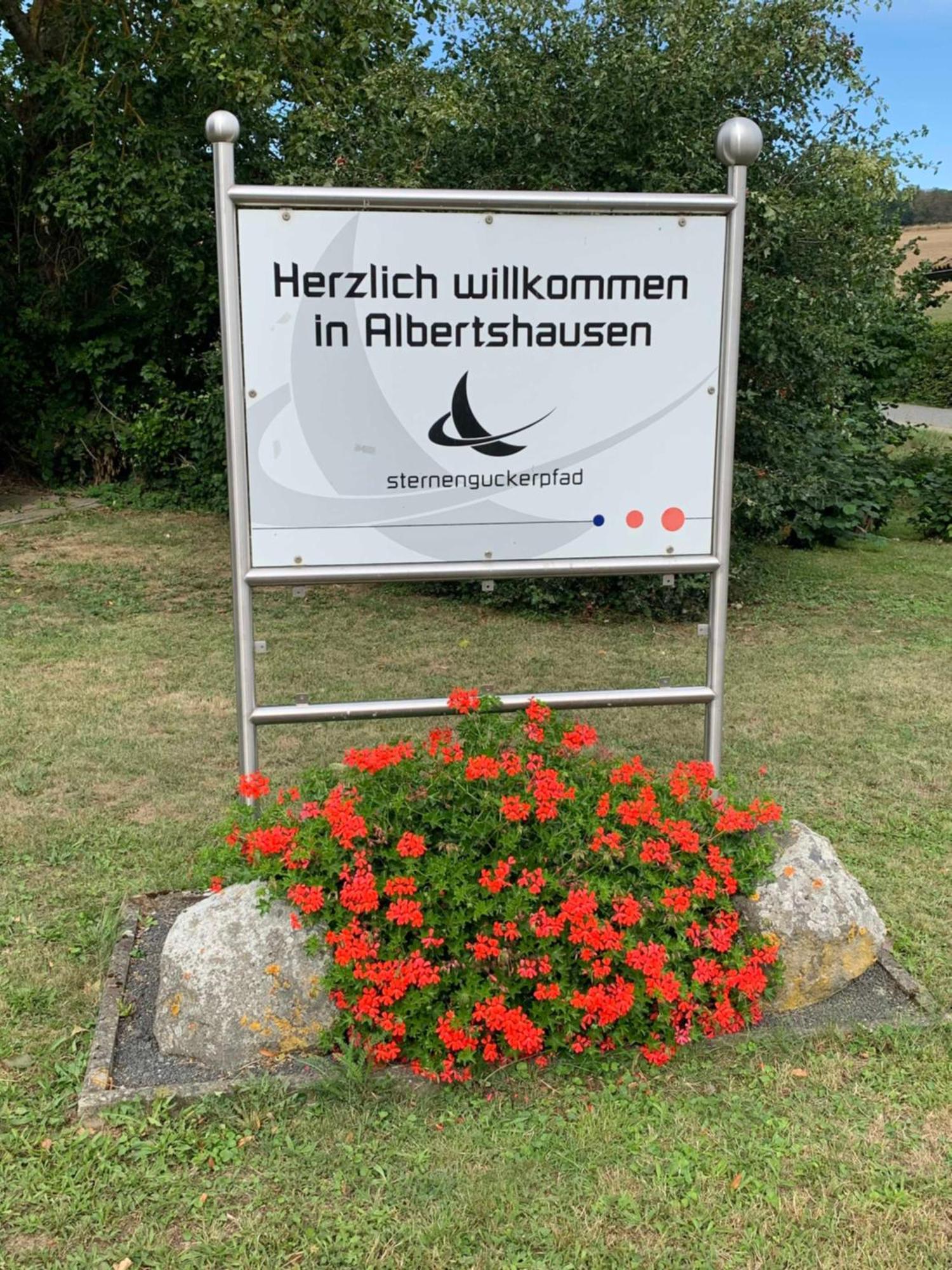 Ferienwohnung In Den Wiesen Albertshausen Exterior foto